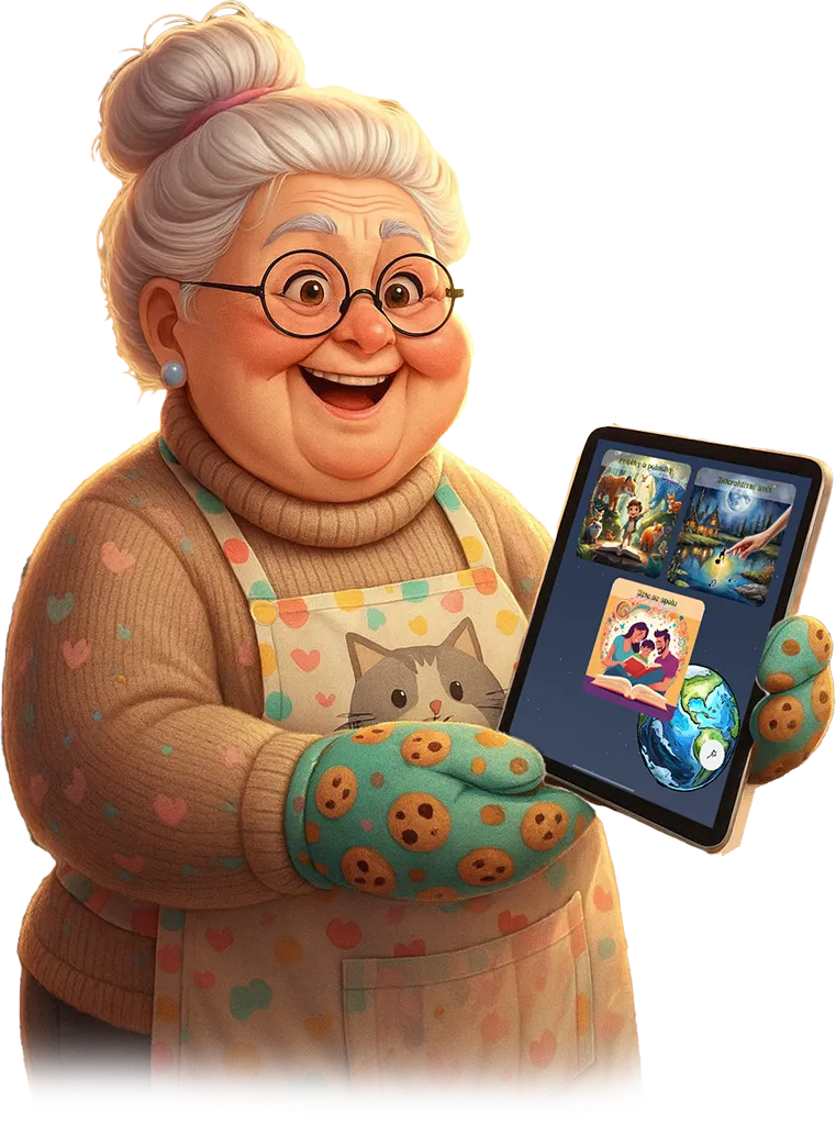 Grandma with cookies