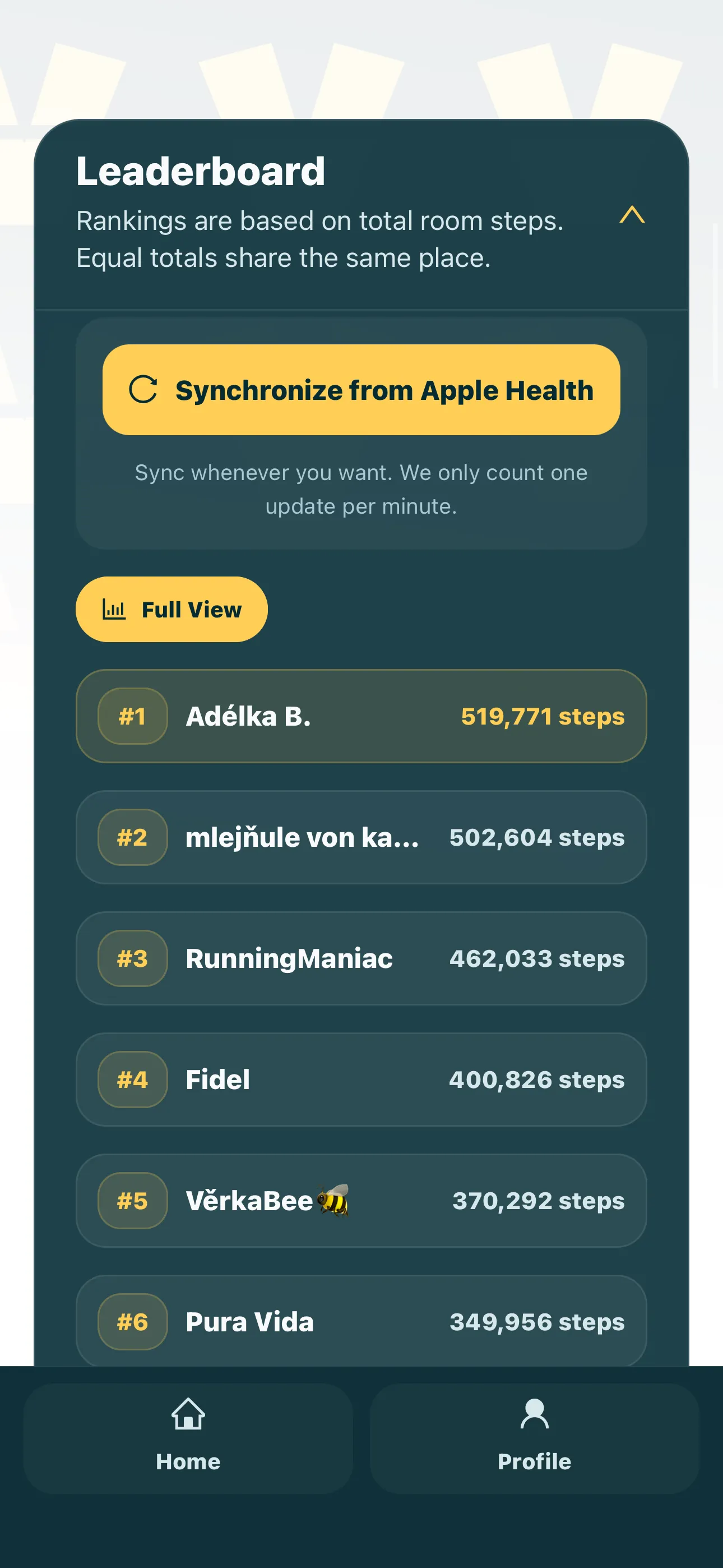 Leaderboard
